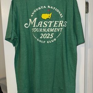 XL - Green Masters Tournament 2025 - Augusta National - Tee Shirt
